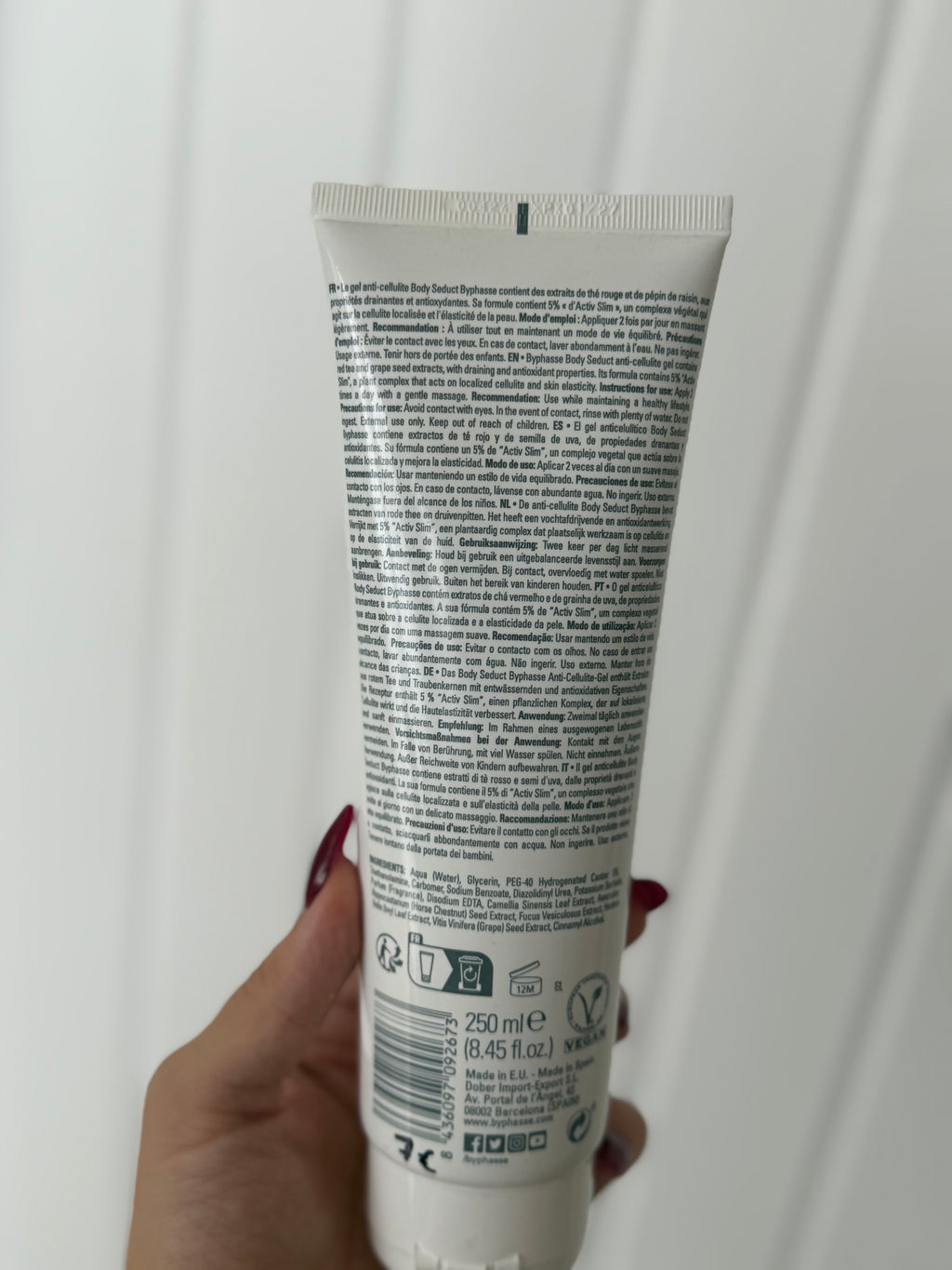 Crema corporal anticelulitica