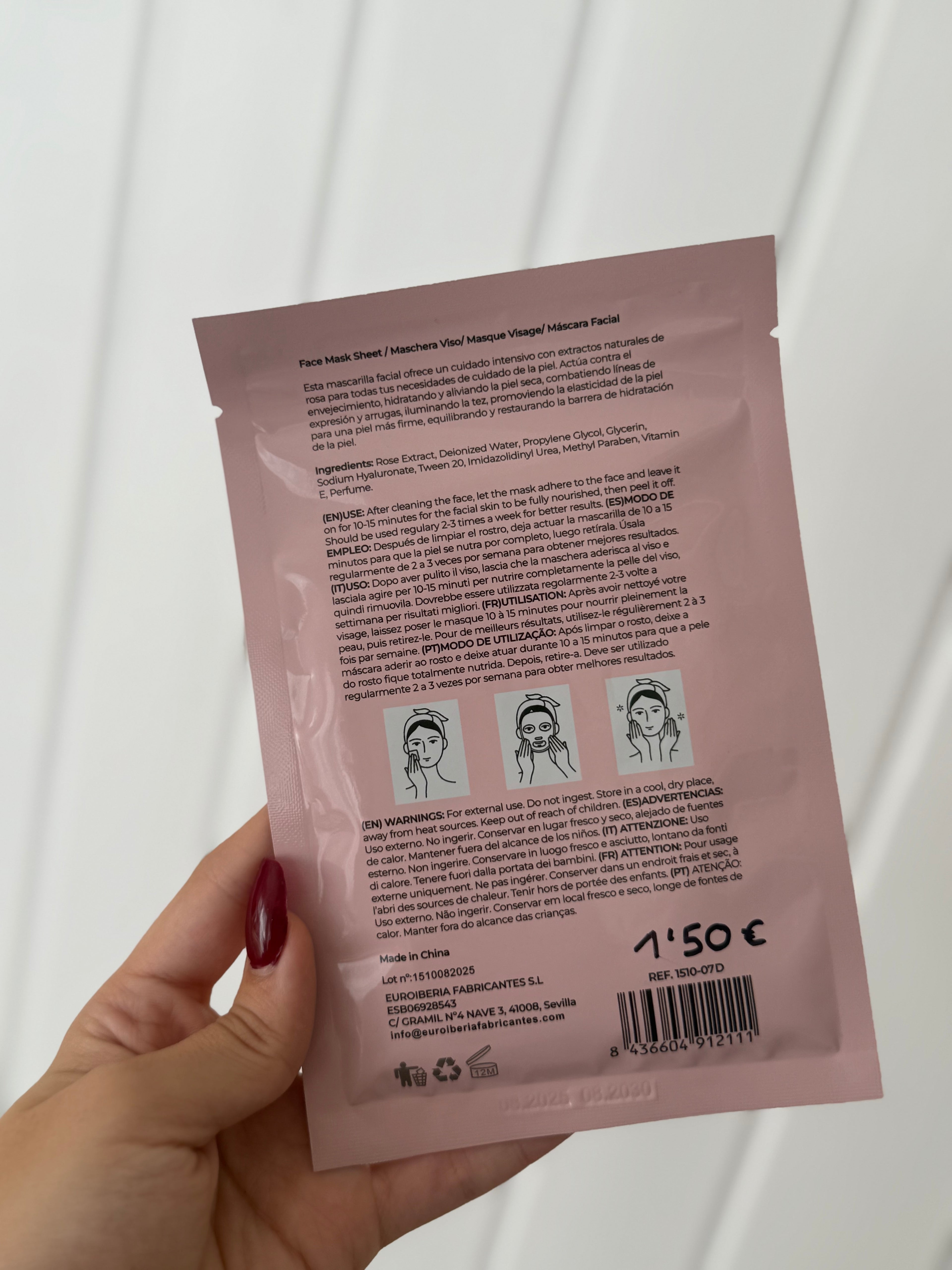 Mascarilla facial Yara