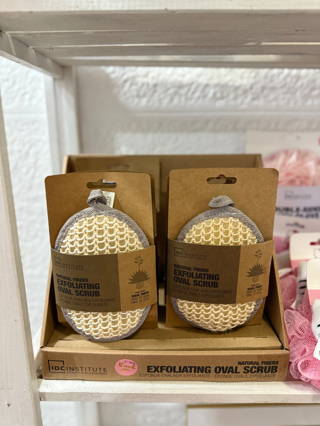 Manopla exfoliante en seco