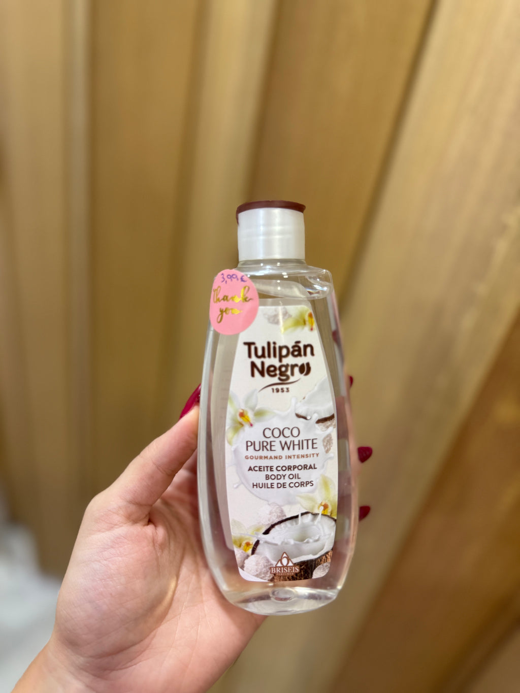 Aceite corporal coco