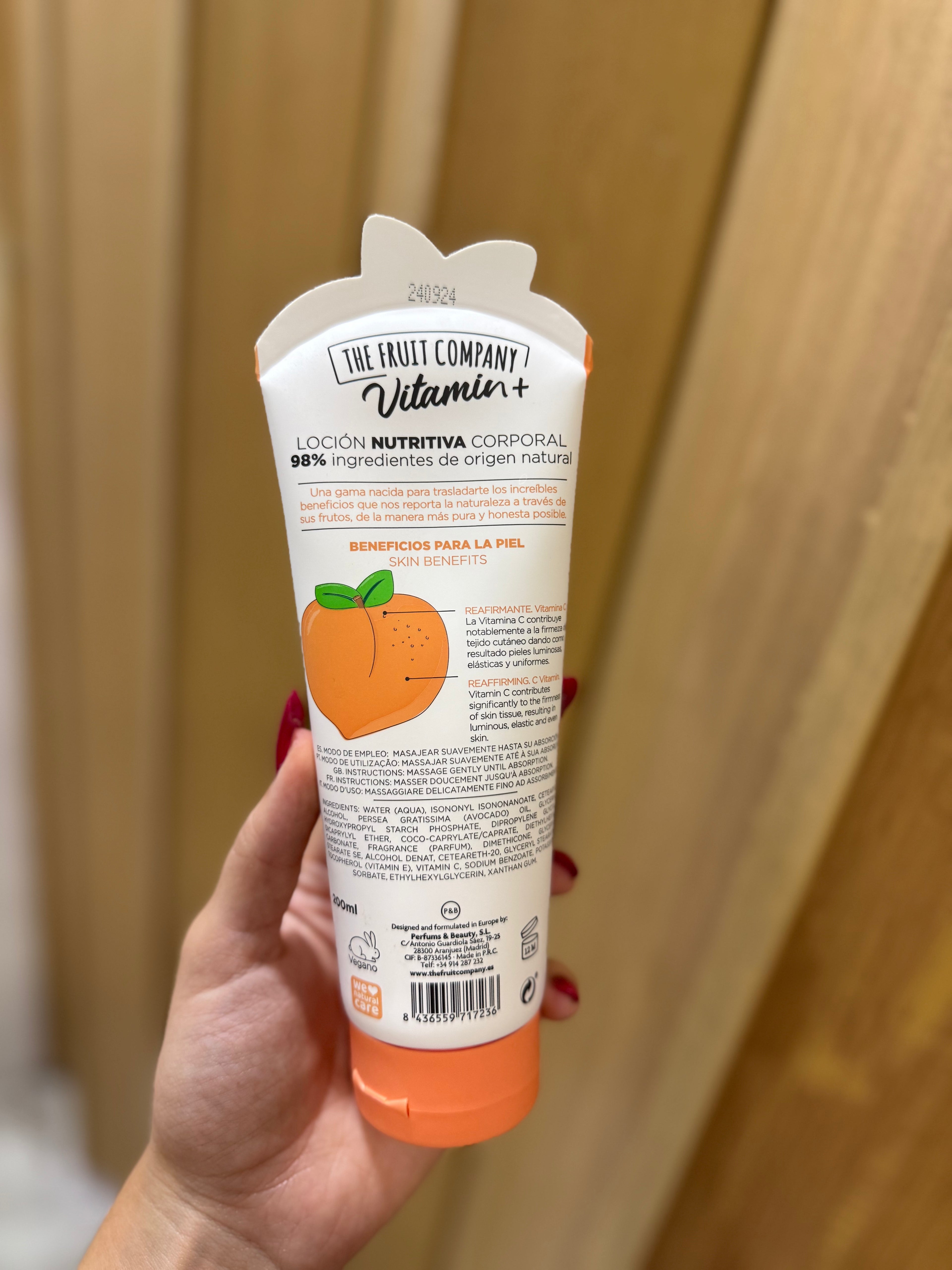 Crema corporal reafirmante