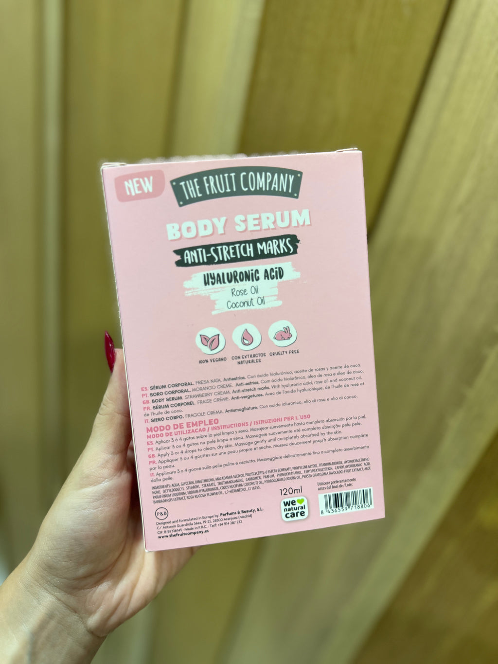 Serum corporal antiestrías