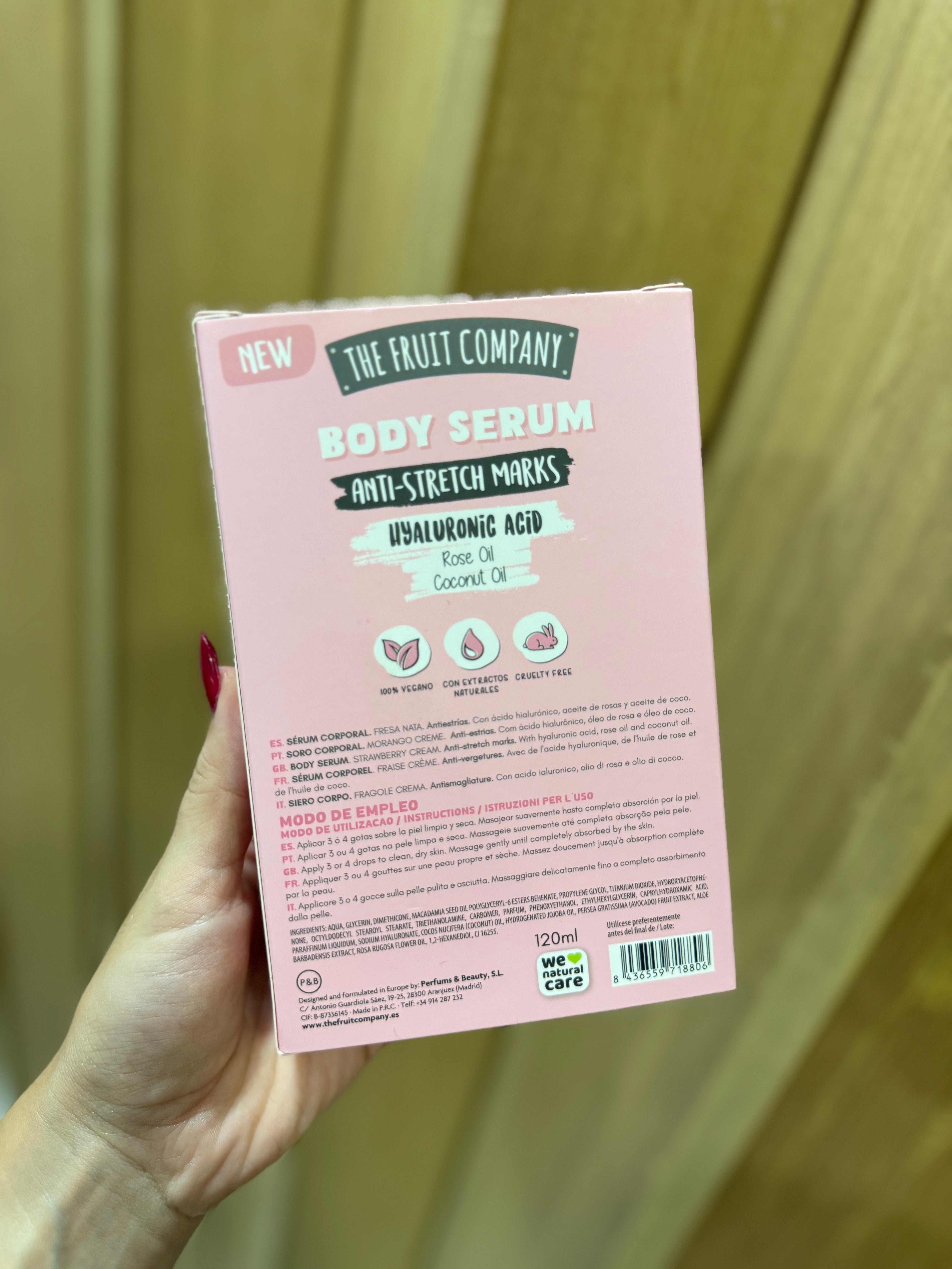 Serum corporal antiestrías