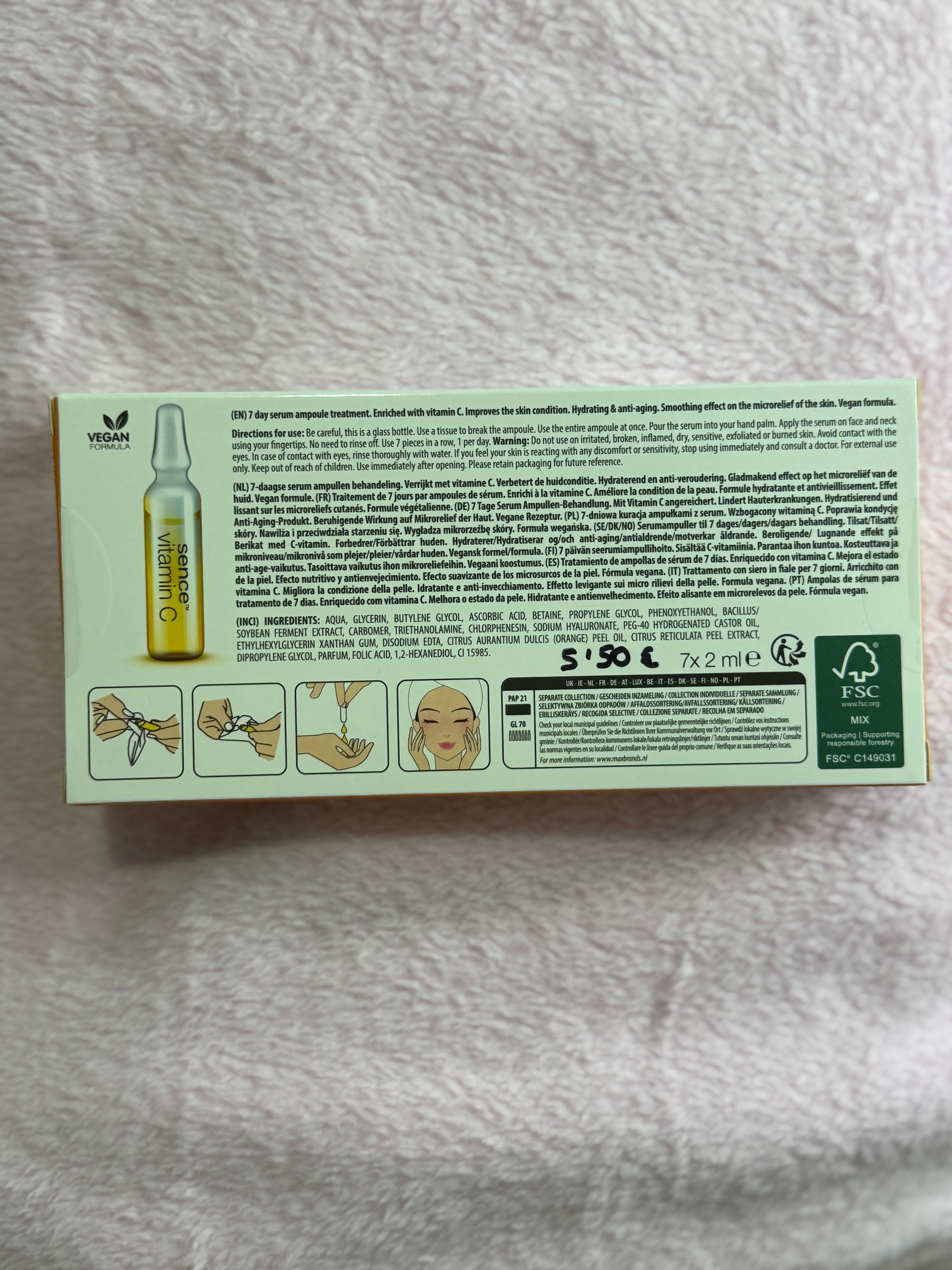 Ampollas tratamiento vitamina c