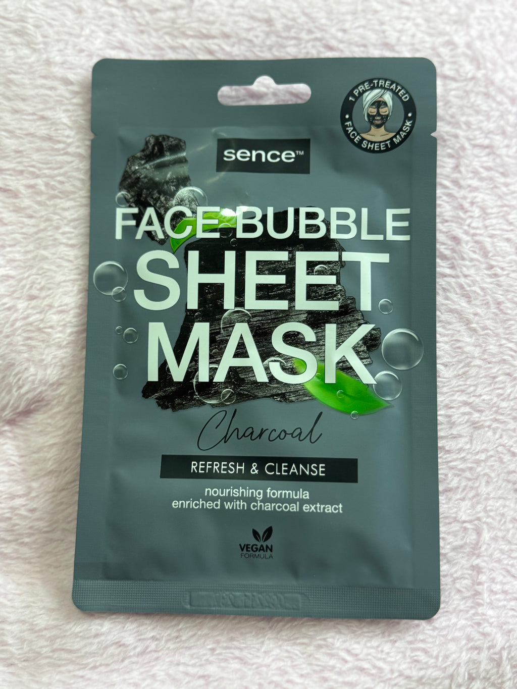 Mascarilla facial burbujas