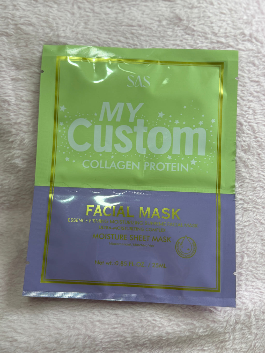 Mascarilla facial doble colágeno