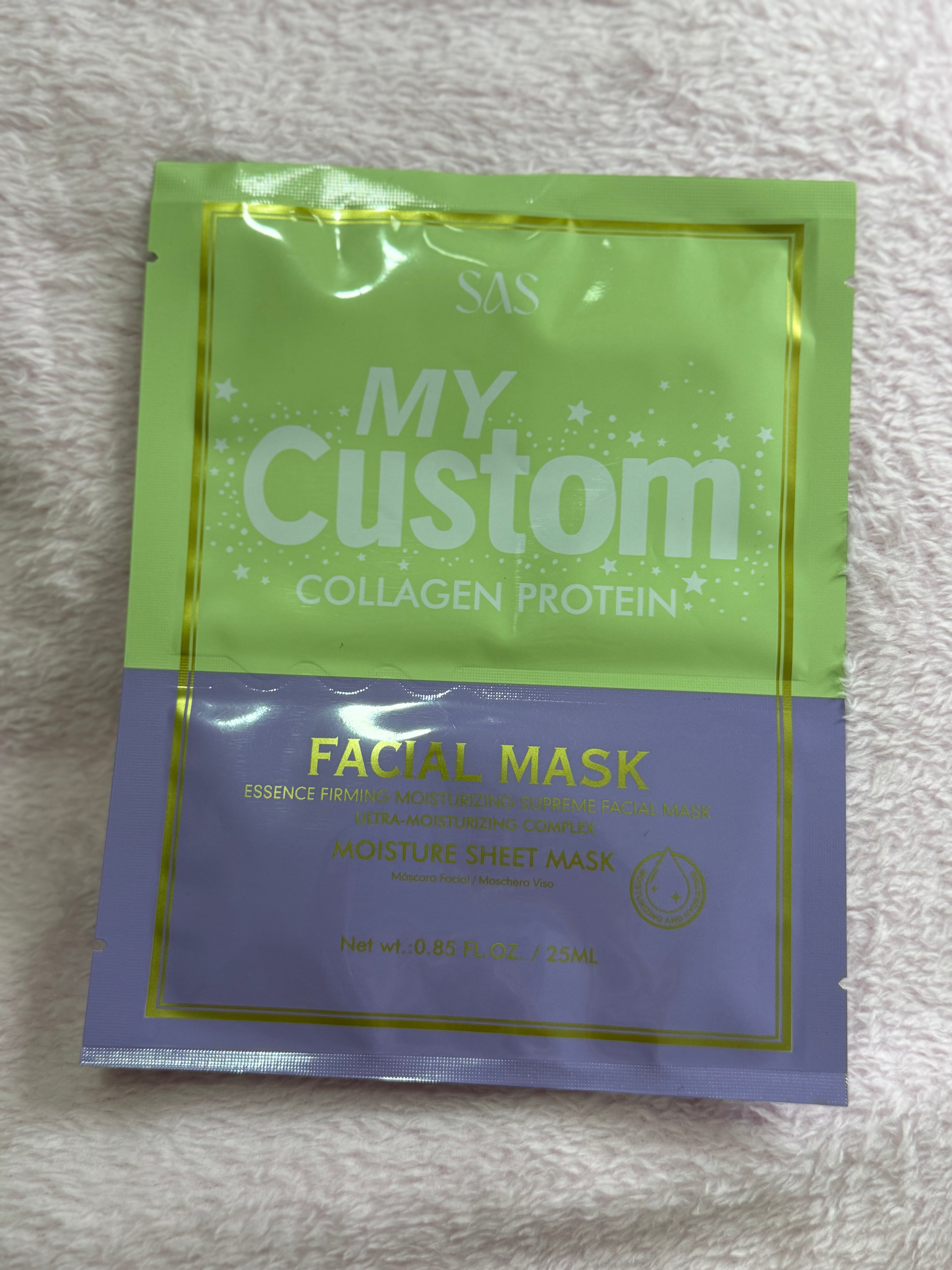 Mascarilla facial doble colágeno