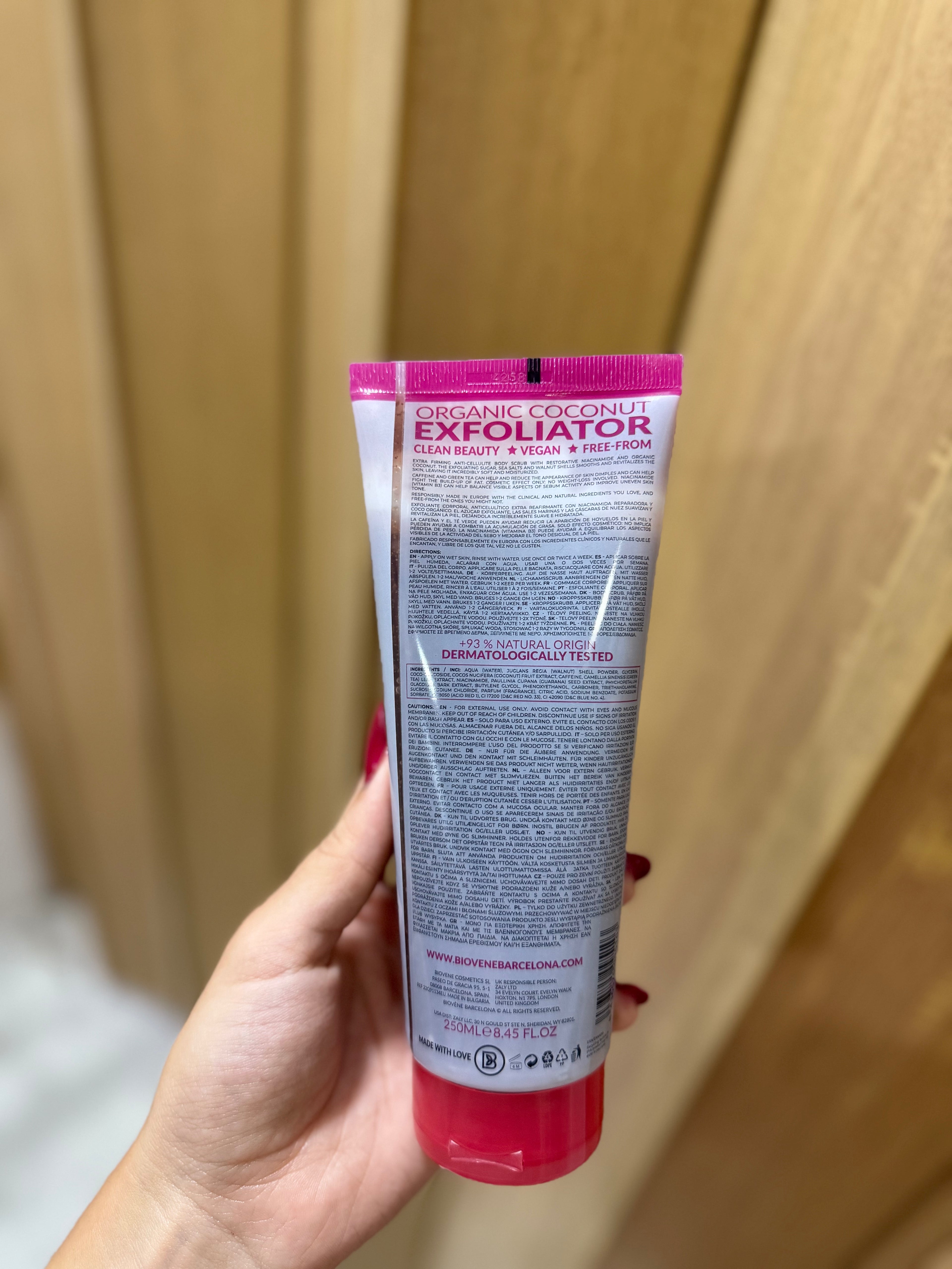 Exfoliante corporal anticelulitico
