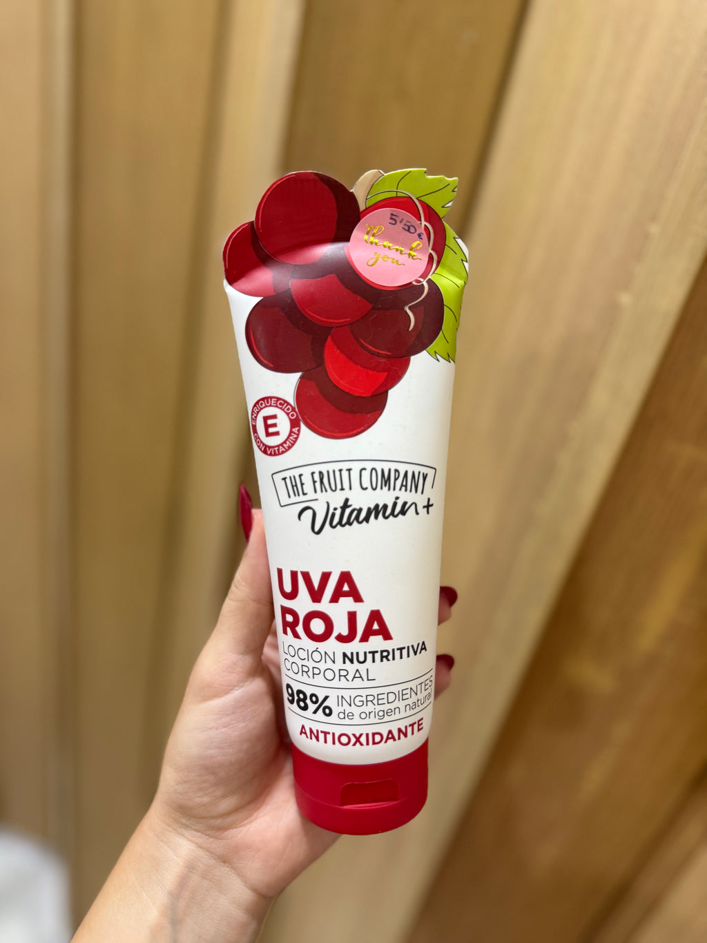 Crema corporal antioxidante