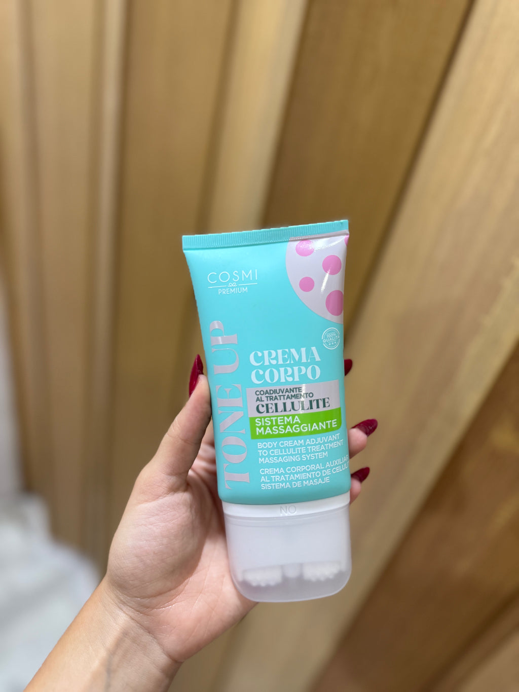 Crema anticelulítica con masajeador