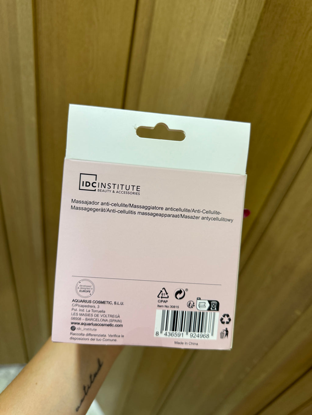 Masajeador anticelulítico